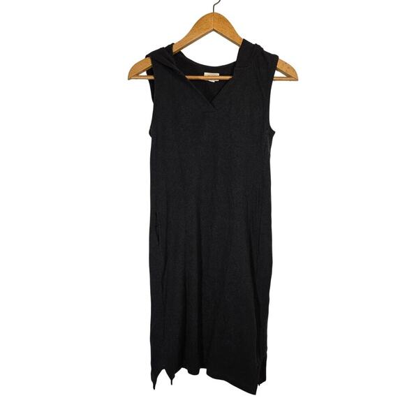 Pact Dresses & Skirts - Pact Organic Cotton Hoodie Tank Dress Boho Lounge Stretch Gray Small Comfy
